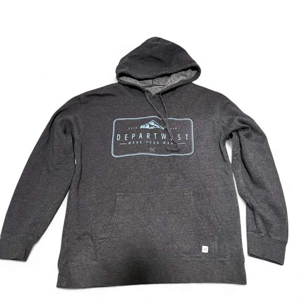 Men's Buckle Departwest Gray Hoodie Mens XL